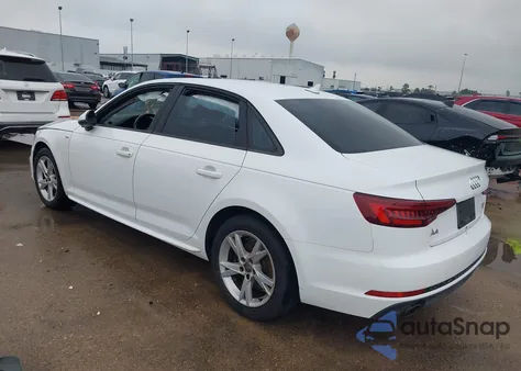 2018 Audi A4 2.0T Tech Ultra Premium/2.0T Ultra Premium from USA, damaged, VIN WAUKMAF44JA119448